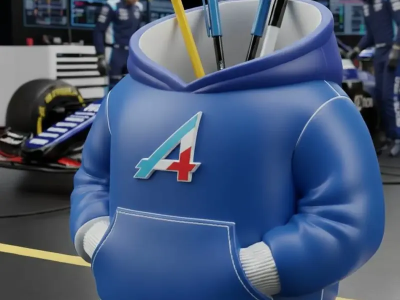 ALPINE F1 TEAM PEN HOLDER