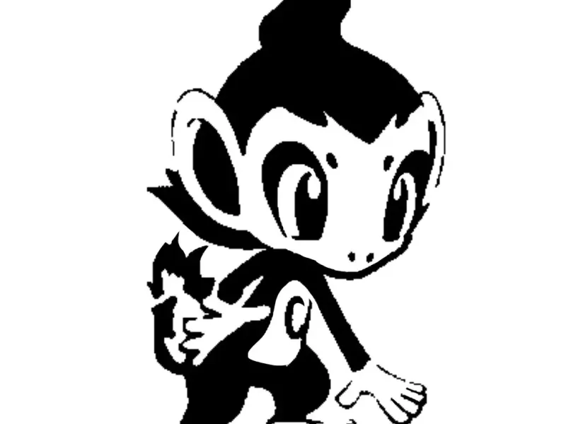 Chimchar şablon