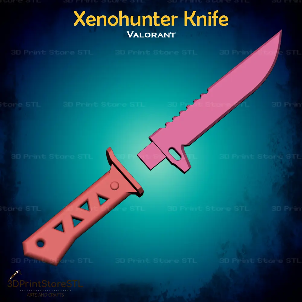 Cuchillo Xenohunter Cosplay Valorant - Archivo STL