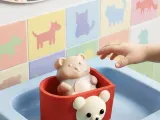 Cute Bear Soap & Sponge Holder Bathroom Tray-7