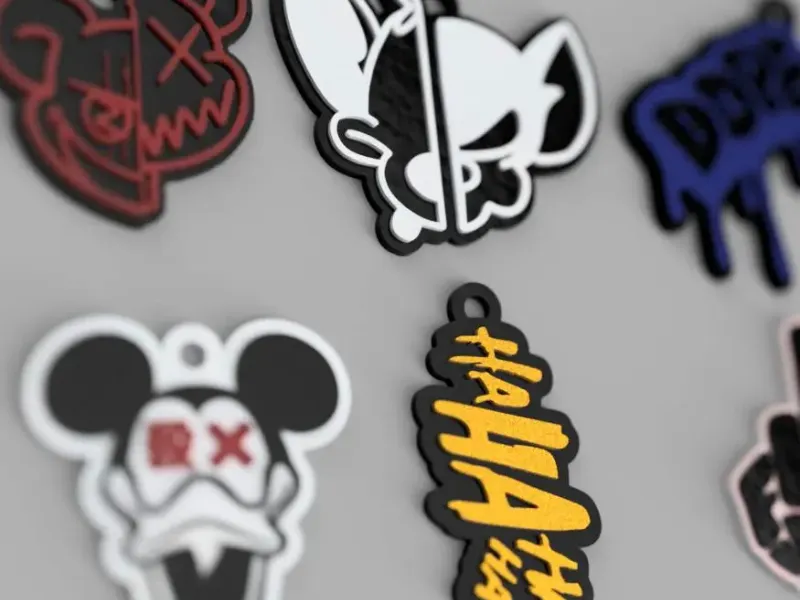 VOID STREET PACK 🔥 | 6 Llaveros Urbanos STL – Estilo Dope,