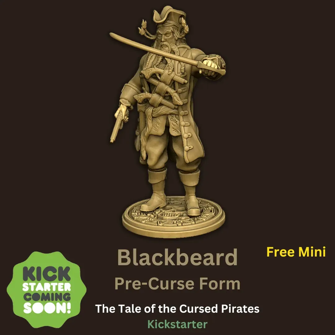 Blackbeard Pirate - Pre-Curse Form
