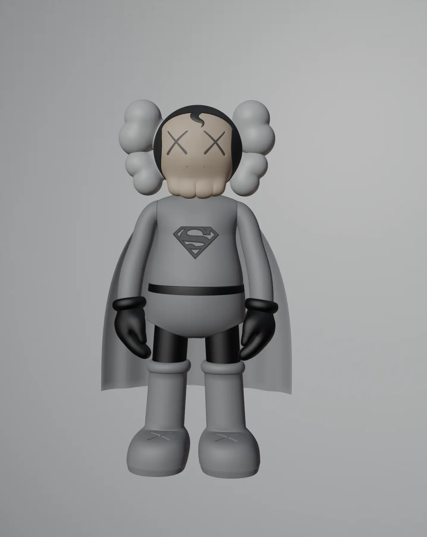 Kaws Superman Classic Art Toy Fan Art | 3D models download | Creality Cloud