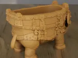 Armored Elephant Planter Box 3D STL Model-5