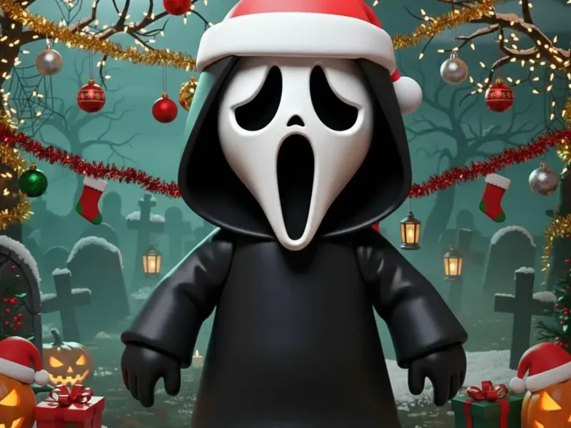 GHOSTFACE CUTE - SCREAM - TERROR - CHRISTMAS