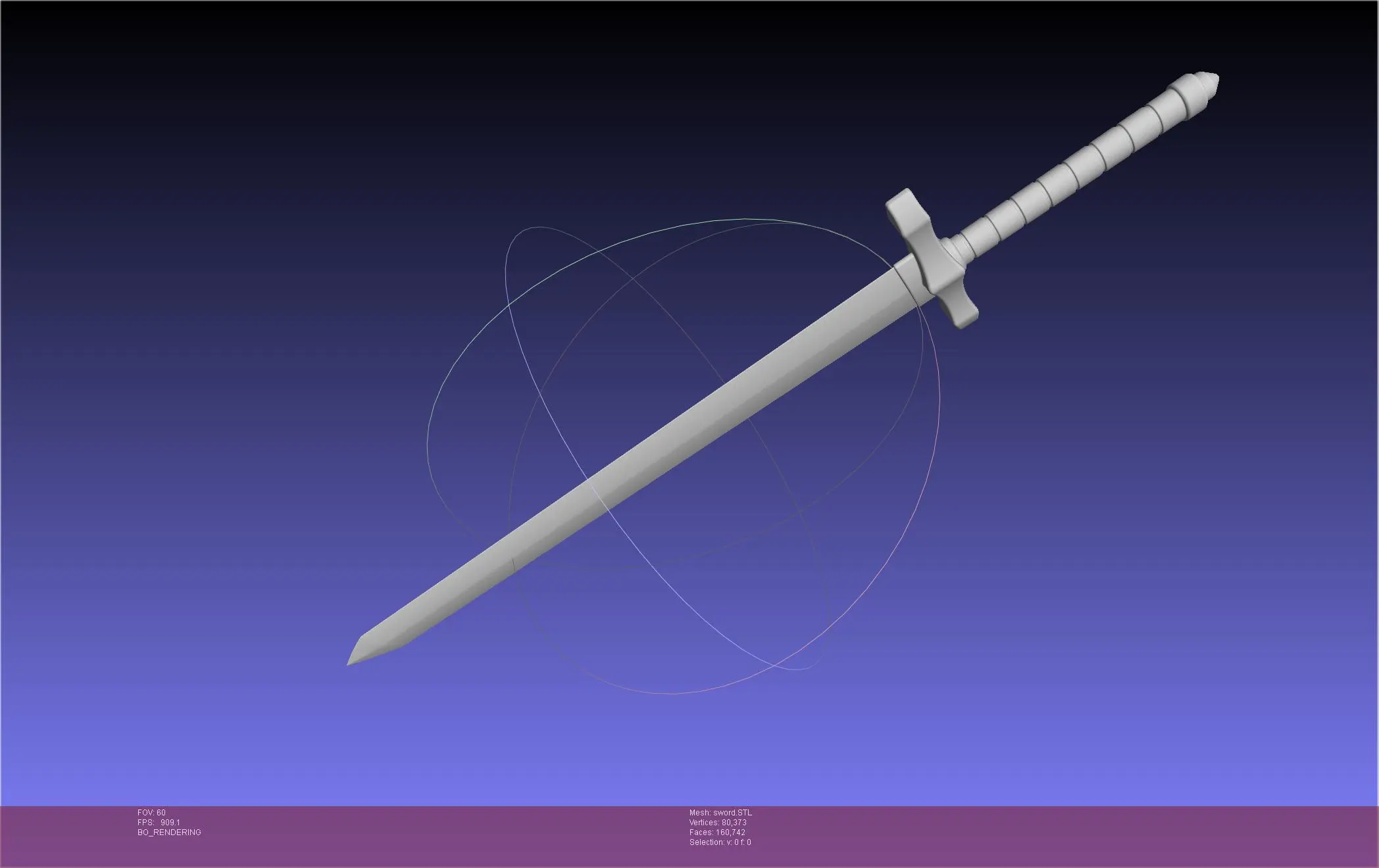 Solo Leveling Sword Ensamblaje intacto y roto