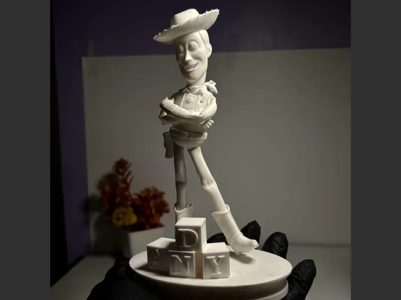 Toy Story Woody Gedetailleerd Cowboy Sheriff 3D-printmodel