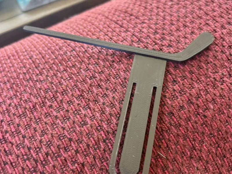 Hockey Stick Bookmark