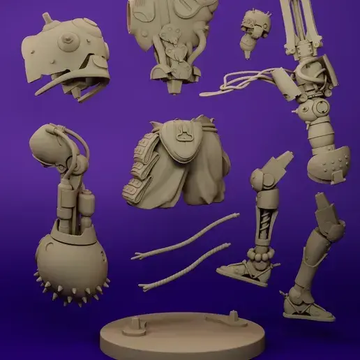 BEBOP | DEADLOCK | 3D PRINTABLE FIGURINE