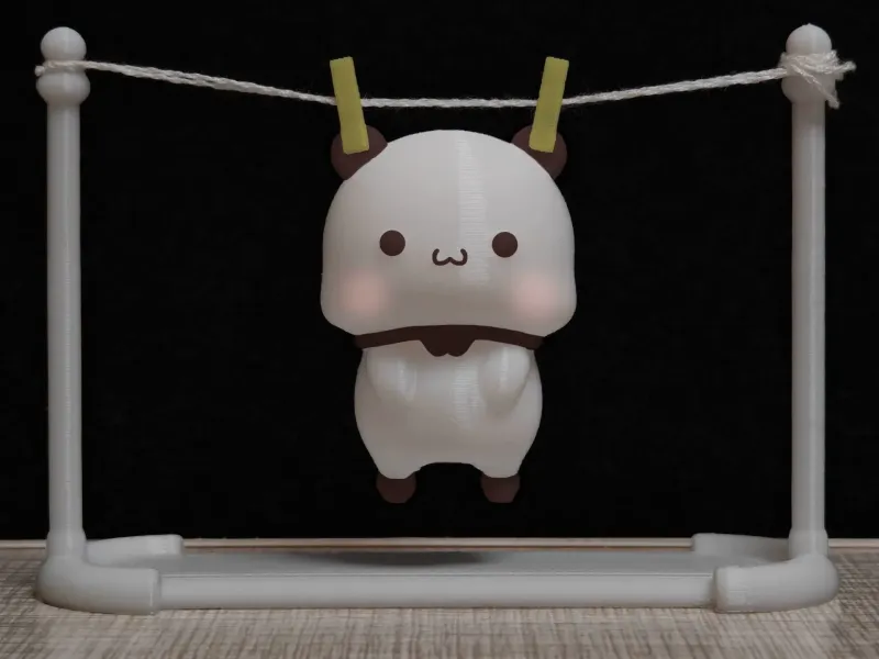 Couple Bear-clothes rack_Yier