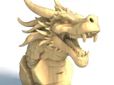 Dragon Head 3D Model-6