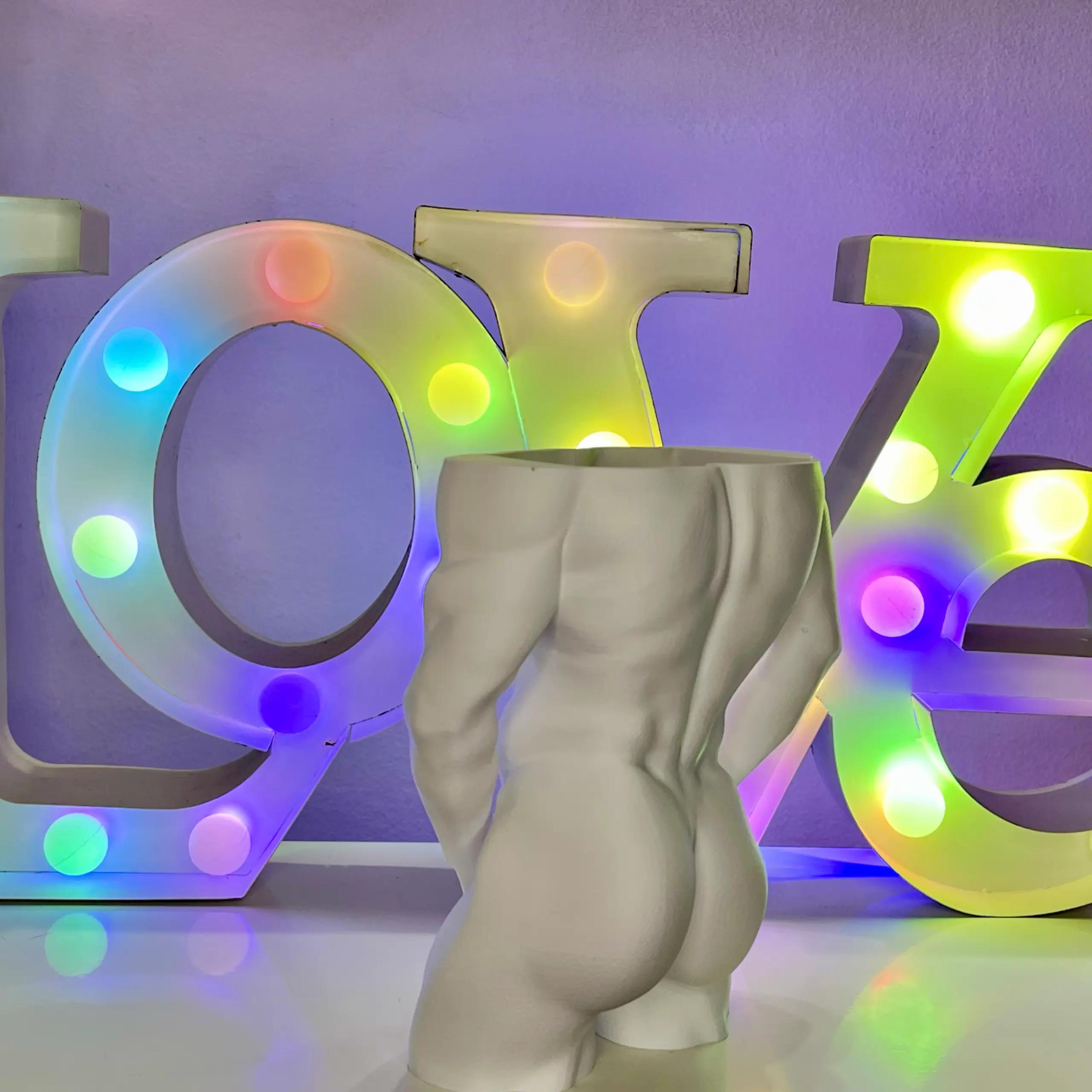 MALE TORSO PLANTER-No supports-No rafts