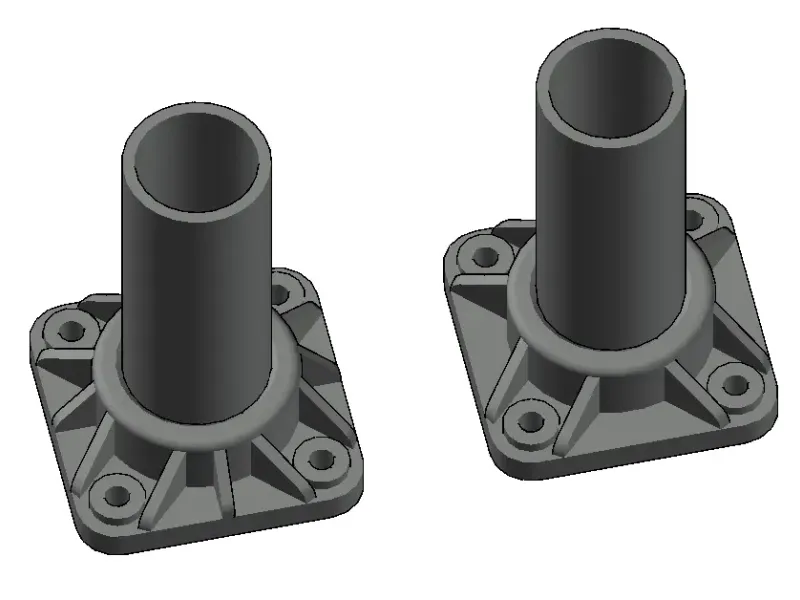 suport pentru montarea țevilor de 1 inch - 1"