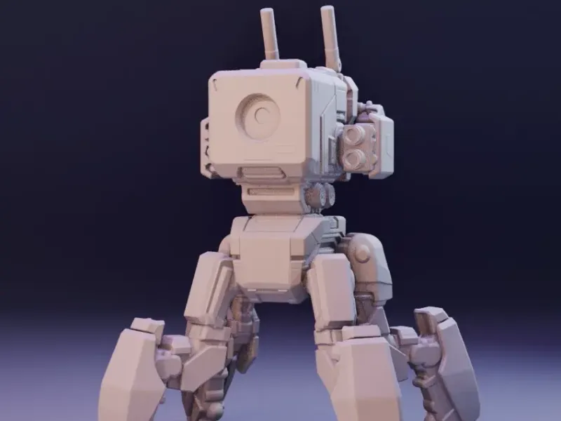 Quad Mecha Robot : AI Generated