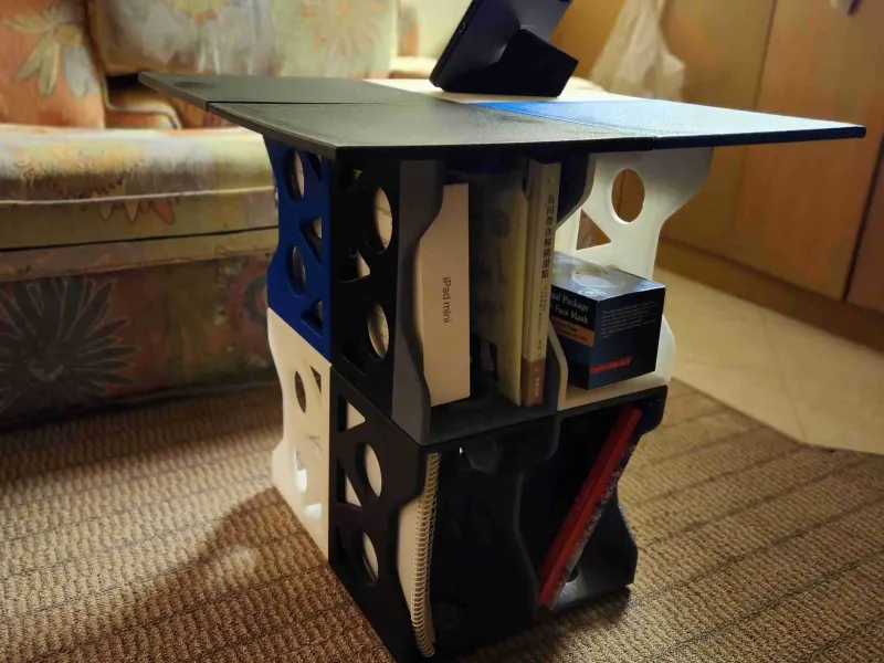 MESA DE CAFÉ X MESA DE CANTO X ESTANTE SIMPLES (DESIGN MODULAR)