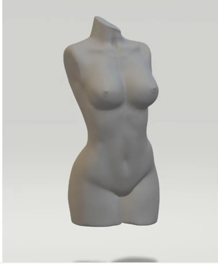 Woman Body for Vase mode