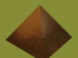 Ancient Pyramid Secret Box, Wave Pattern - 3D Printable Deco-1