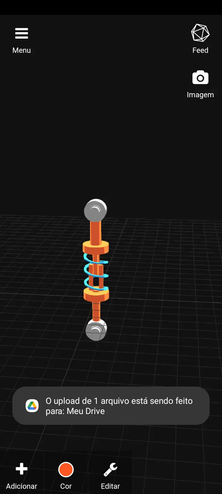 Helical shock absorber / Amortecedor helicoidal free
