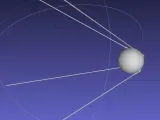 Sputnik Satellite 3D-Printable Scale Model-0