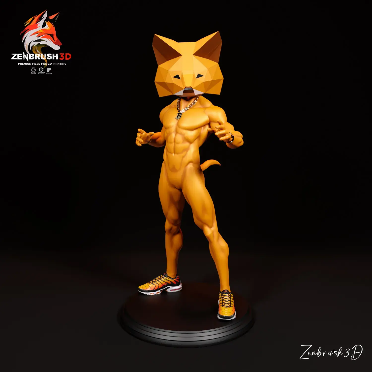 Other STL Download - METAMASK - CRYPTOCURRENCY WALLET 3D PRINTINGby  ZENBRUSH3D