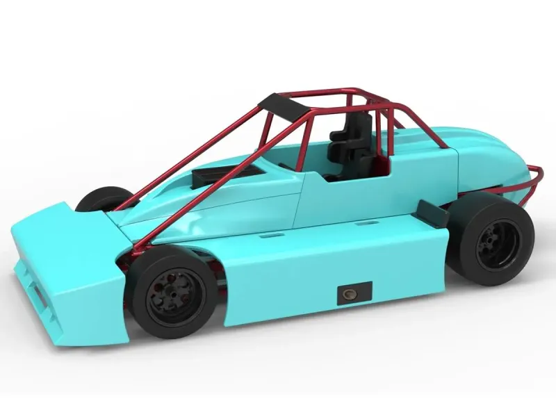Experimental Pavement Silver Crown Car Version 3 Scale 1:25