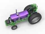 Small block Pulling tractor Scale 1:25-2
