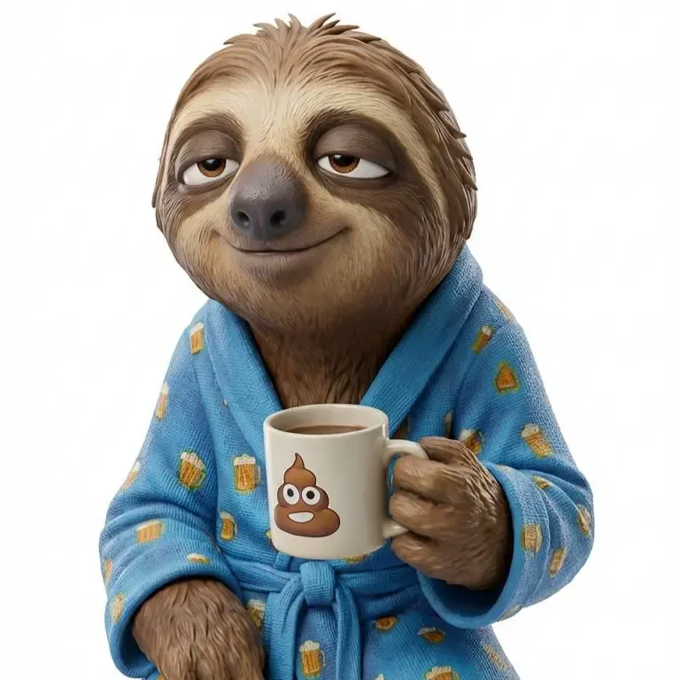 ナマケモノの朝
