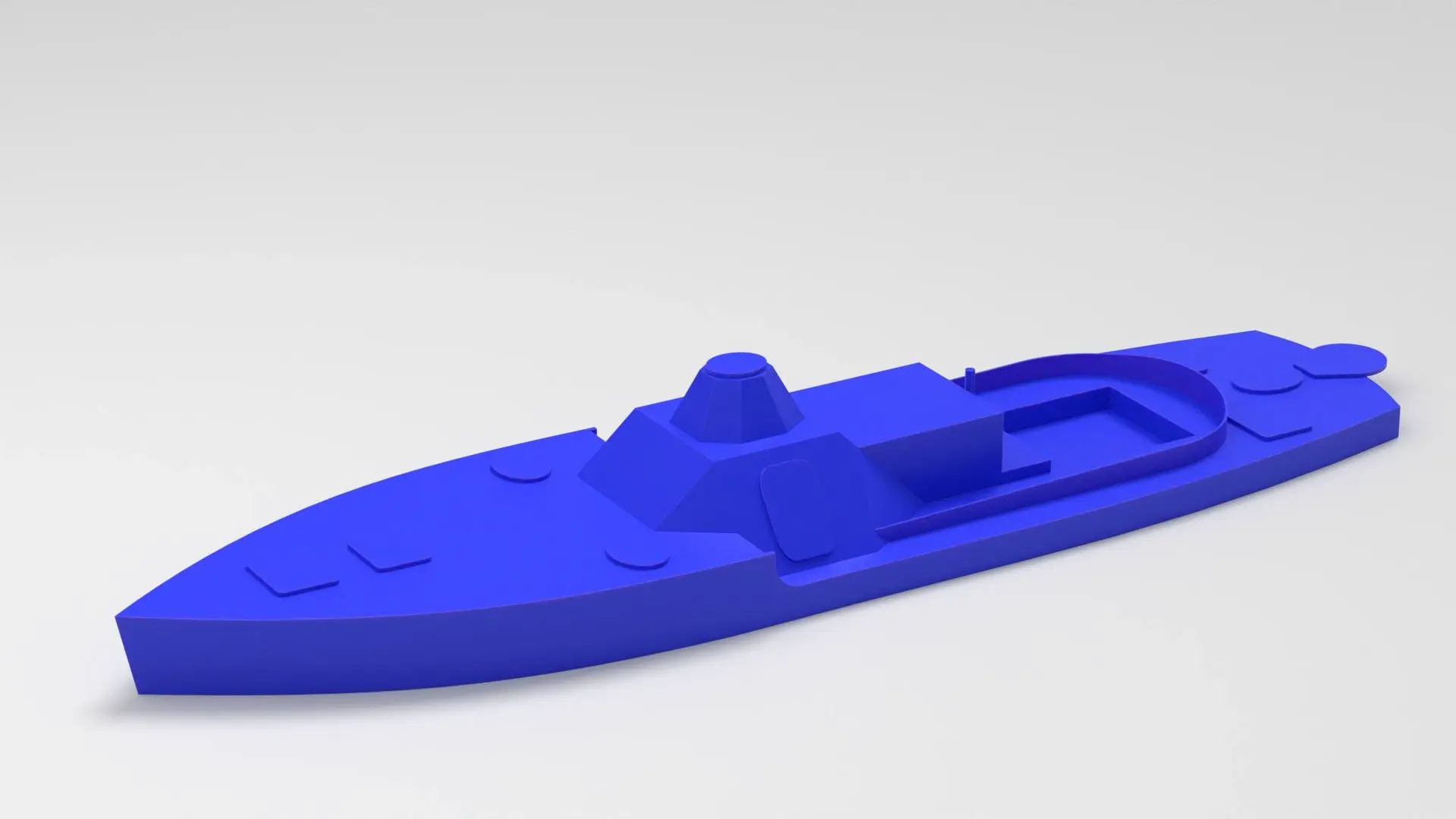 Old Small Armored River MineSweper Simple