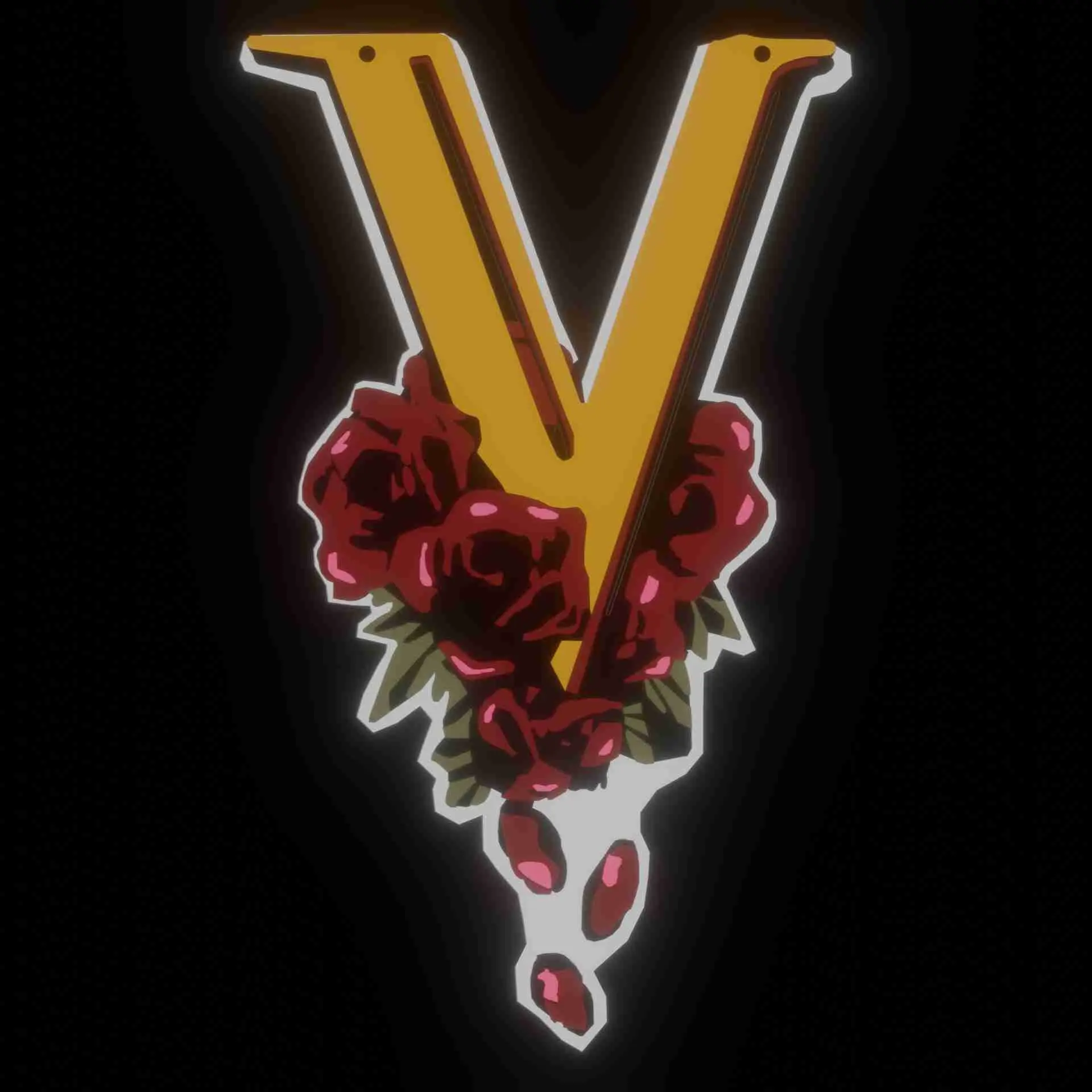 CYBERPUNK 2077 VALENTINOS GANG LOGO