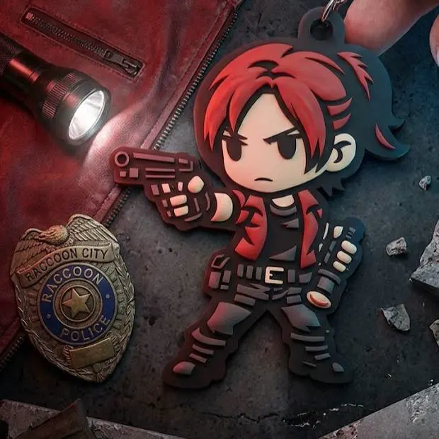 Claire Redfield 4 colors keychain