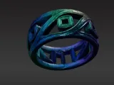 Interlocked Square Flow Ring – Noah0x03-2