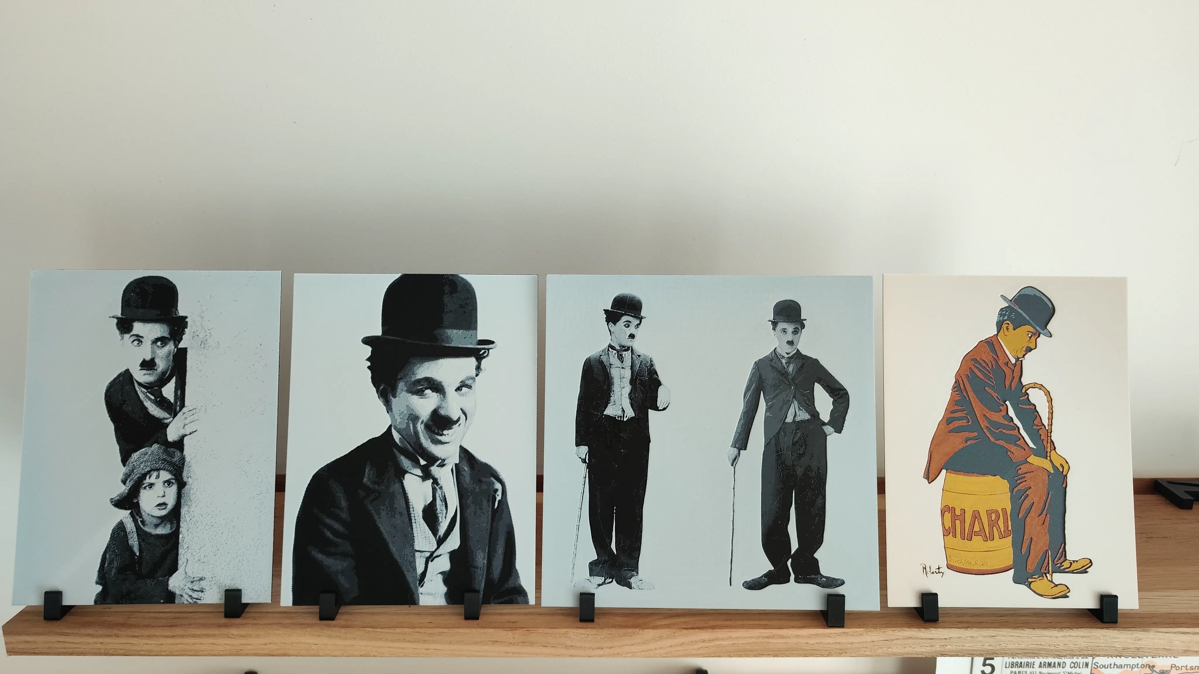 Charlie Chaplin in the movie The kid - hueforge