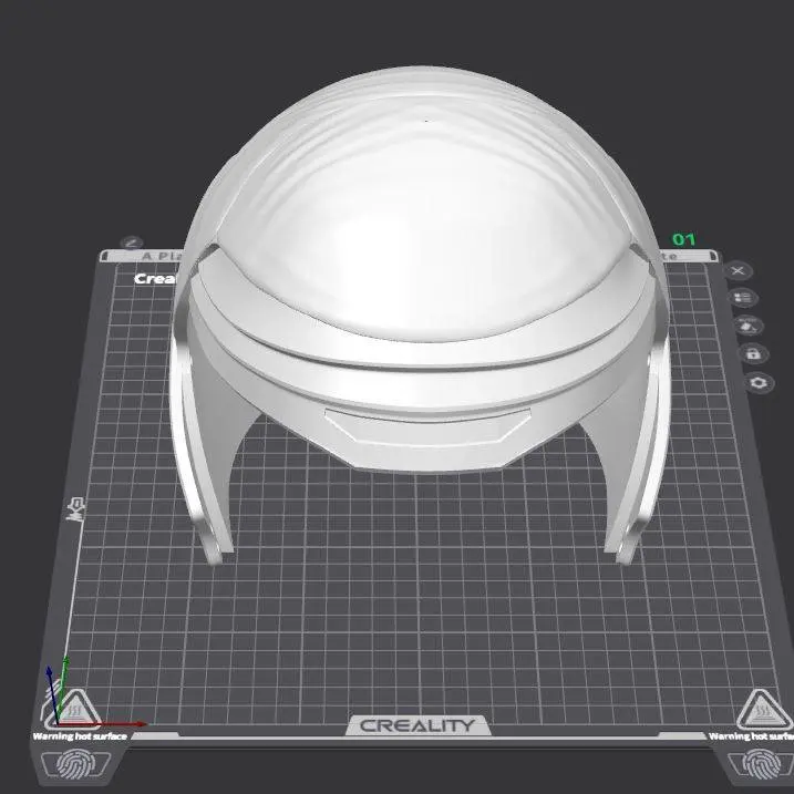 Casco de la pelicula Dune de Fremen Helmet parte2/3