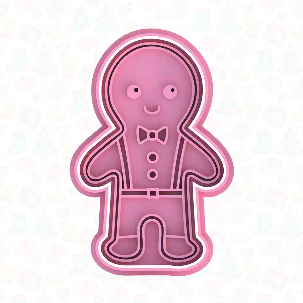 Home Decorations & Ornaments STL Download - Christmas gingerbread ...