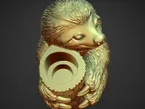 sloth planter decoration-1