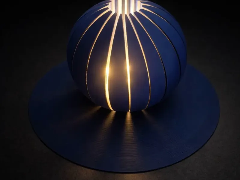 Orange Segment Lamp