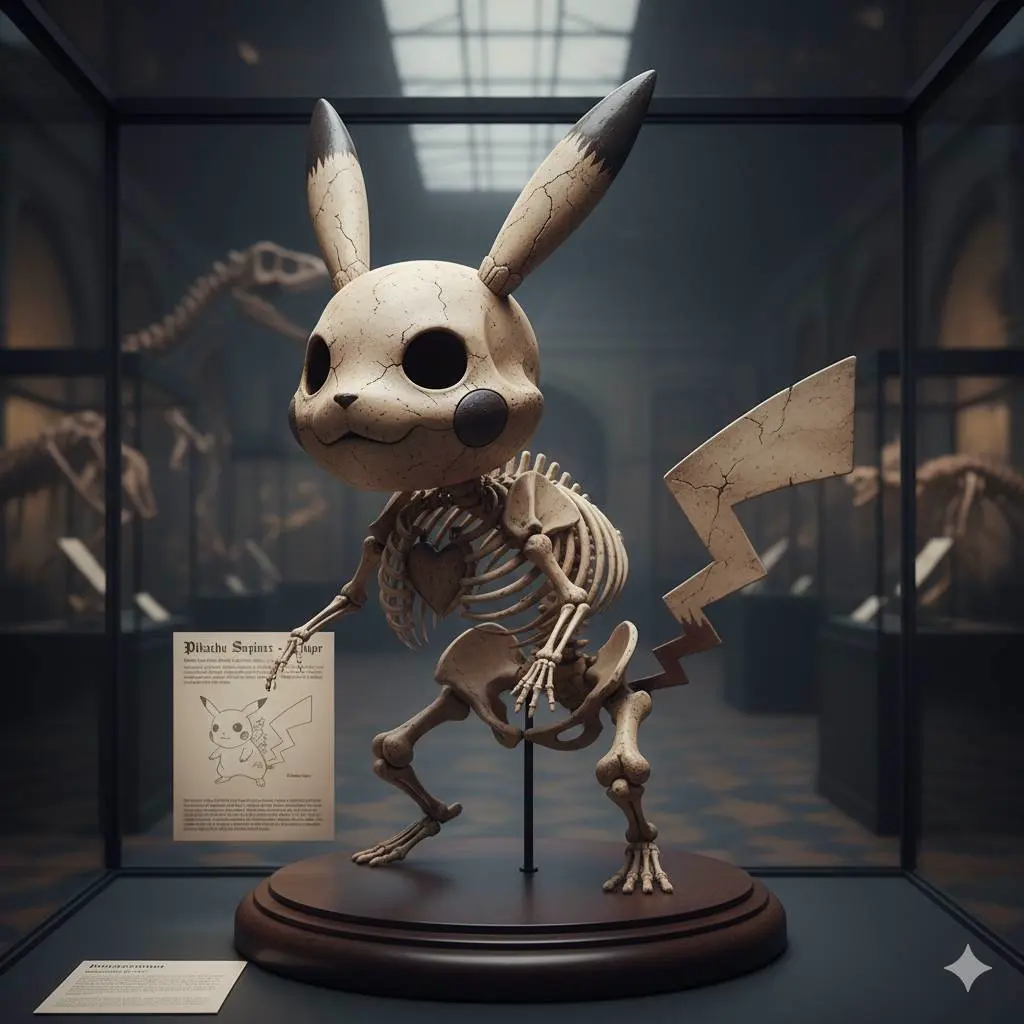 skeleton pokemon pikachu