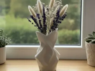 Vase für Trockenblumen