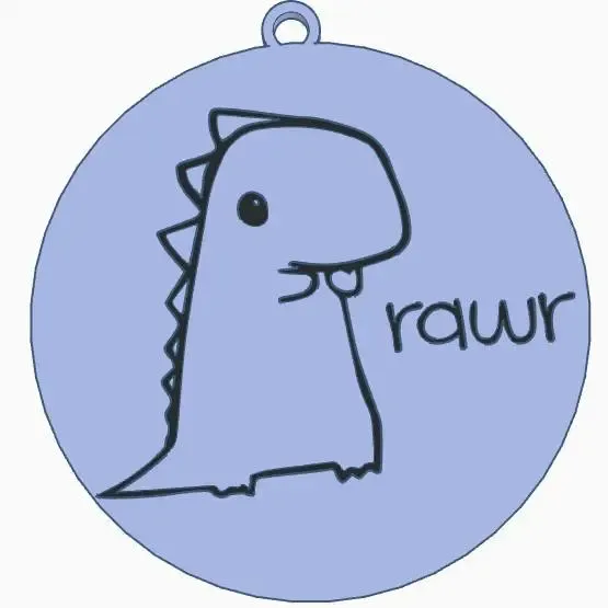 Keychain Dino rawr