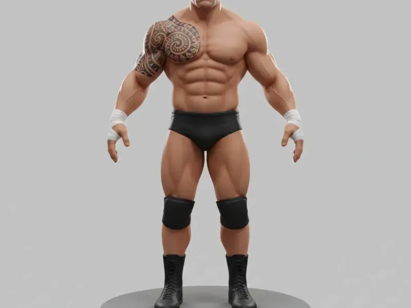 The Rock – Fan Tribute Collectible Figurine