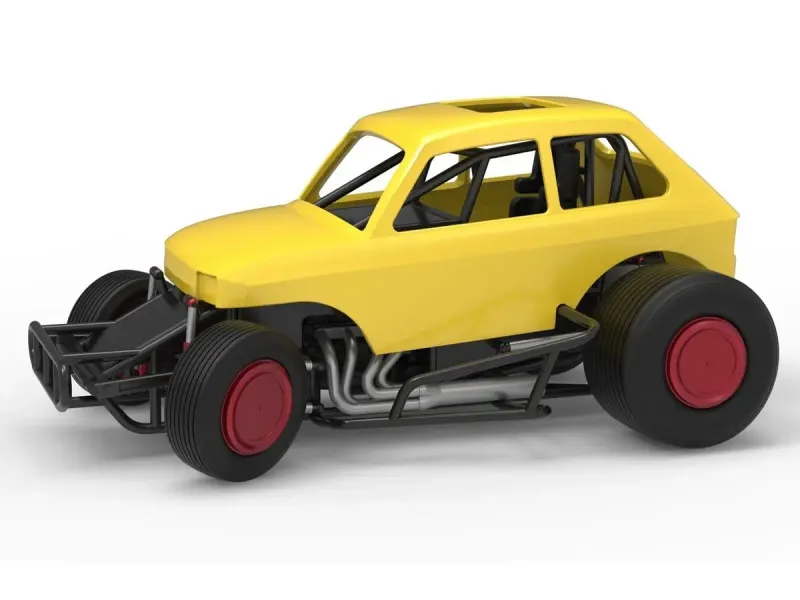 Super rod Version 2 while turning Scale 1:25
