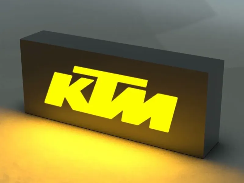 KTM Logo Lamp Graphic Illuminator