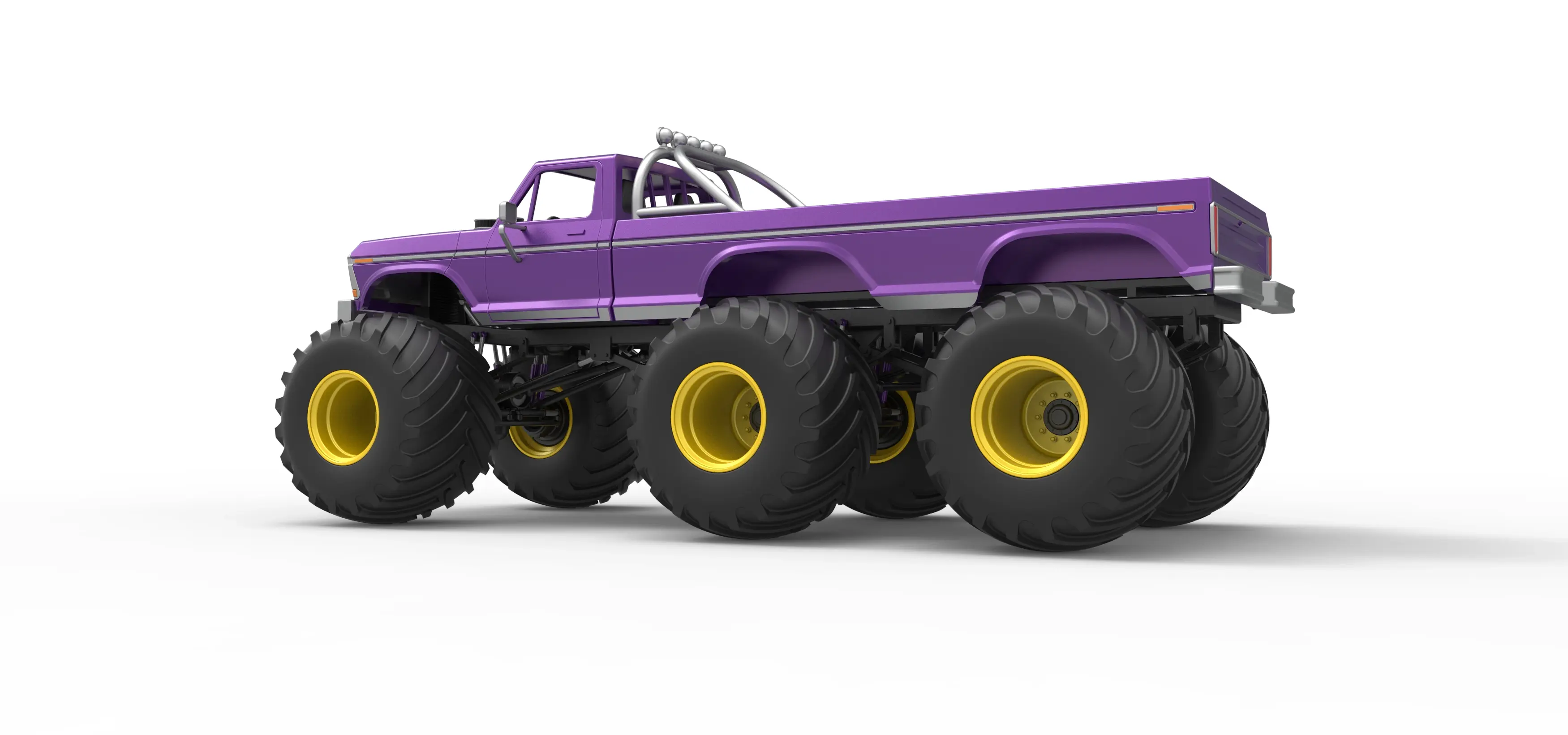 Monster Truck 6x6 concept Version 2 Scale 1:25