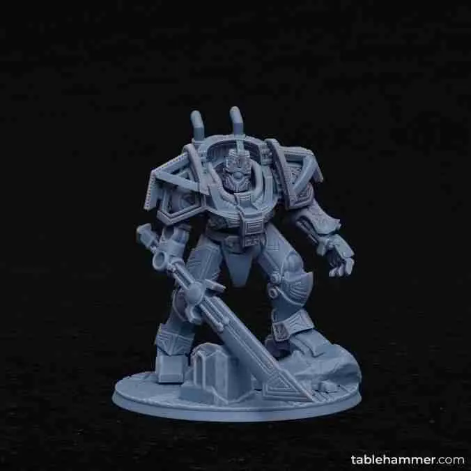 Clockwork Ancient - Space Dwarf golem mech