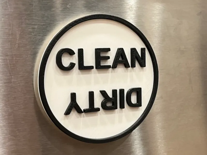 Dishwasher Clean/Dirty Indicator