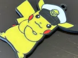 Pikachu Capitan llavero keychain-0