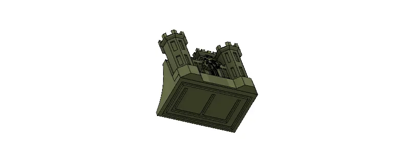 USMC Combat Engineer Castle Business Card Holder
