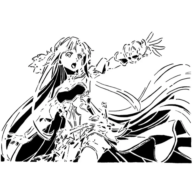 SAO Yuuki Asuna stencil