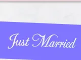 Just married stencil for cake dusting-0