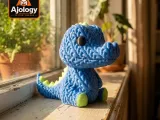 Knitted Cute Crocodile – STL & 3MF Files for 3D Printing-7